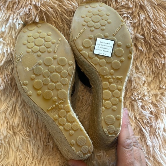 JIMMY CHOO | Black Patent Platform Espadrilles | Size 40 | 9.5 US Women’s - Picture 9 of 9